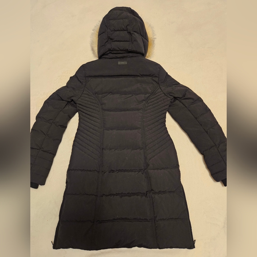 PAJAR Women’s Parka Skylar Faux Fur Hood Puffer Coat Jacket Black Size Small - Picture 8 of 15